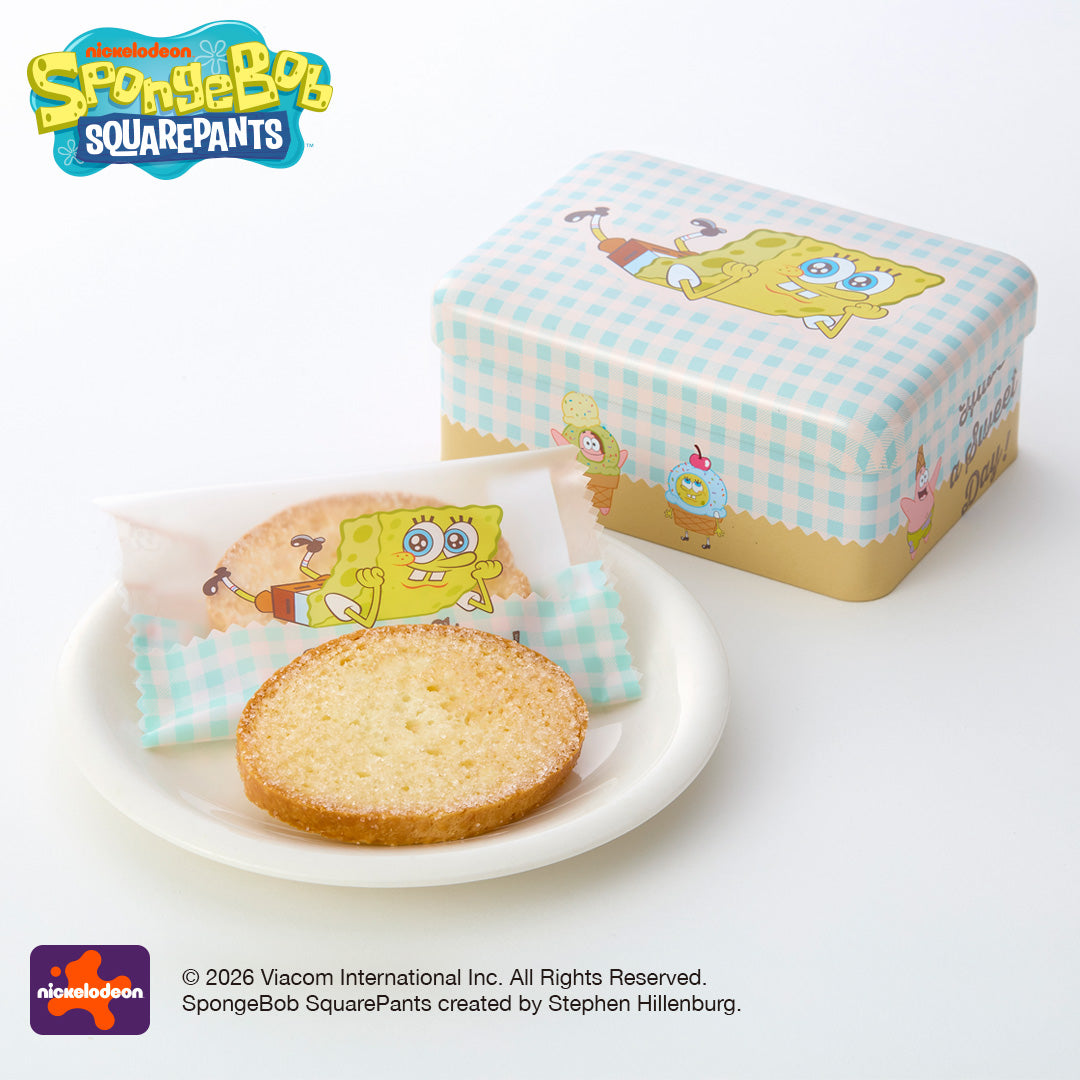 【スポンジ・ボブ×東京ラスク】ラスク缶